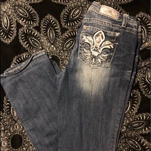 Miss Me 33x37 1-2 women’s boot. Worn once.